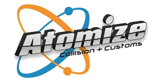 Atomize Collision & Customs Logo