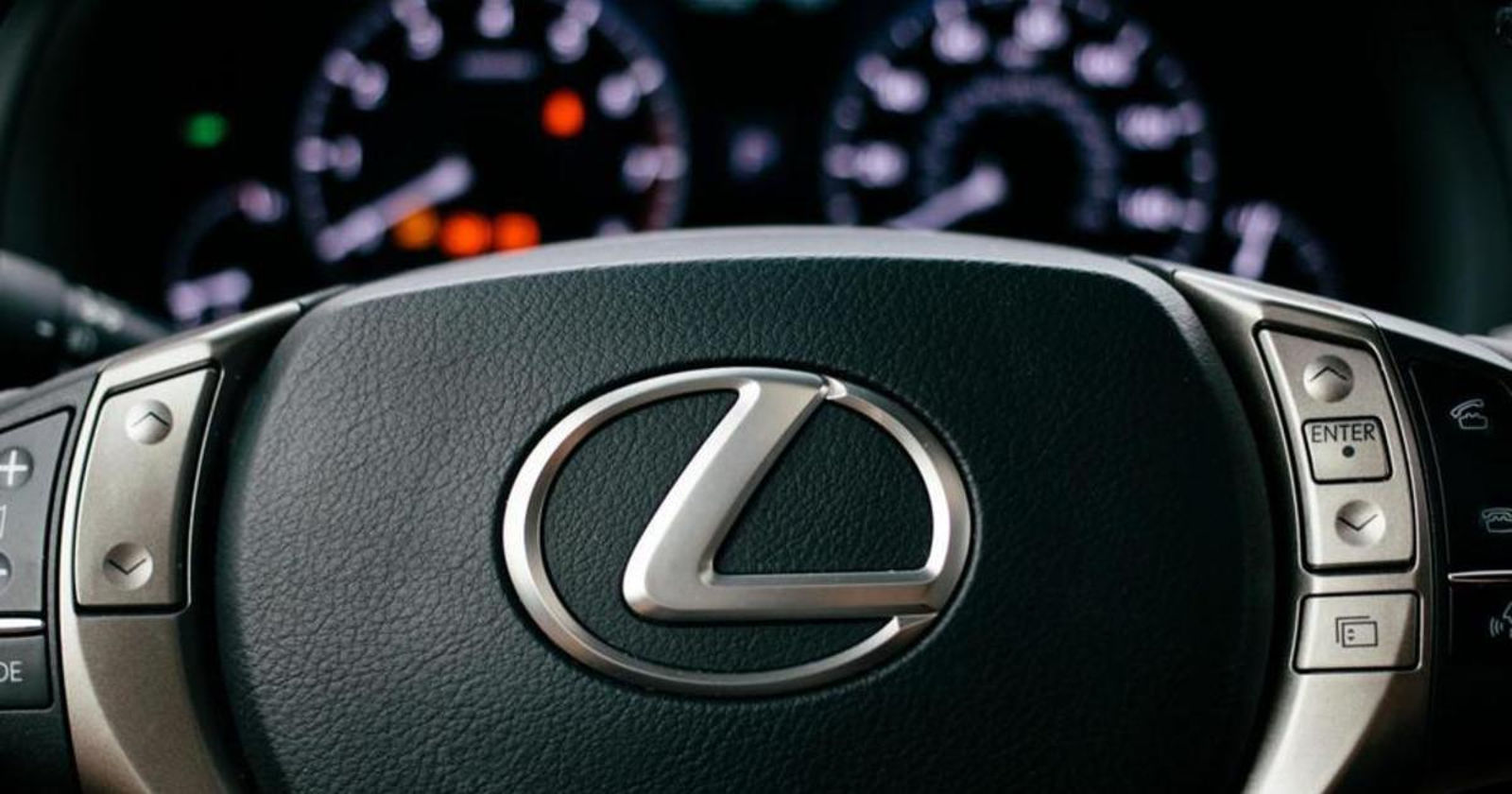 Lexus steering wheel