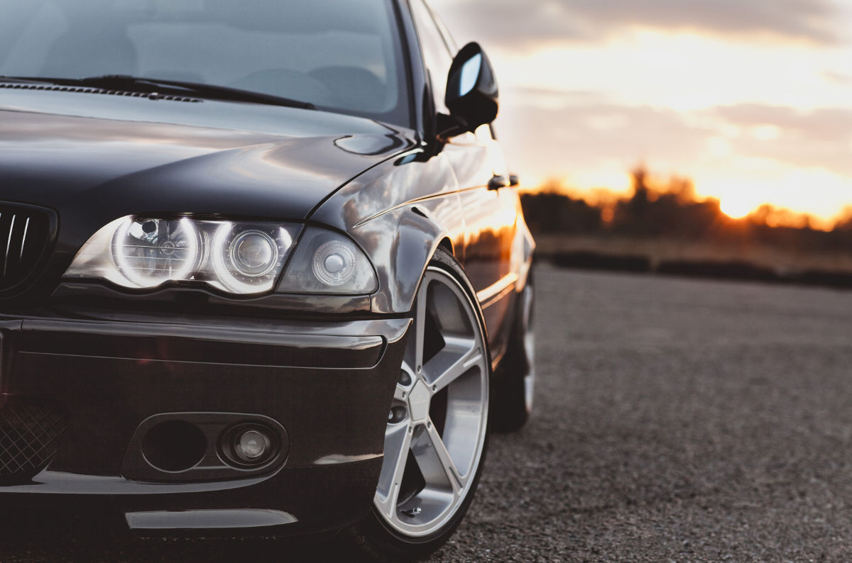 Close-up front of BMW M3